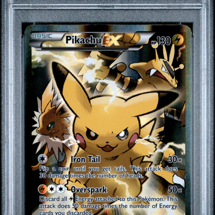 2016 Pokemon Pikachu EX Promo-Red & Blue Coll. Fa PSA 3 #XY124