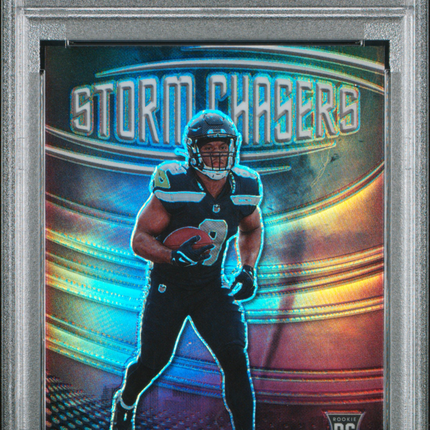2022 Panini Mosaic Storm Chasers Kenneth Walker III #SC19 PSA 10