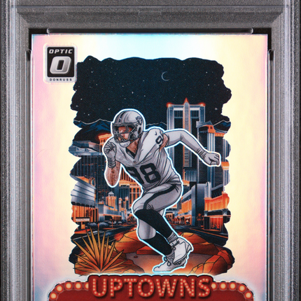 2024 Panini Donruss Optic Uptowns Maxx Crosby #22 PSA 9
