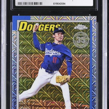 2025 Topps Roki Sasaki #T90C-135 '90 Silver Pack CGC 9