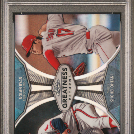2019 Topps Chrome Greatness Returns Shohei Ohtani Nolan Ryan #GRE3 PSA 10