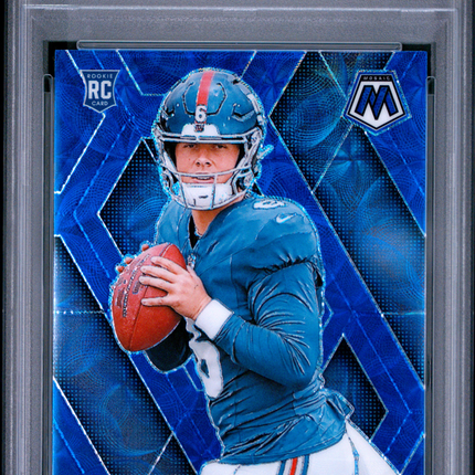 2025 Panini Mosaic Jaxson Dart #362 Blue Scope PSA 10