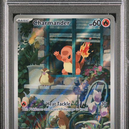 2023 Pokemon SVP EN-SV Black Star Promo Charmander Obsidian Flames PSA 9 #044