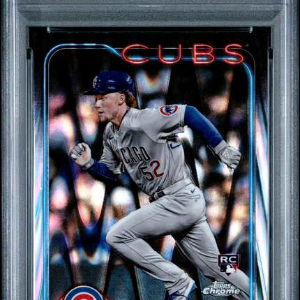 2024 Topps Chrome Update Pete Crow-Armstrong #USC158 Raywave Refractor PSA 10