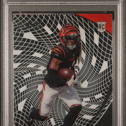 2021 Panini Chronicles Clear Vision Rookies Ja’Marr Chase #CVR-5 PSA 10