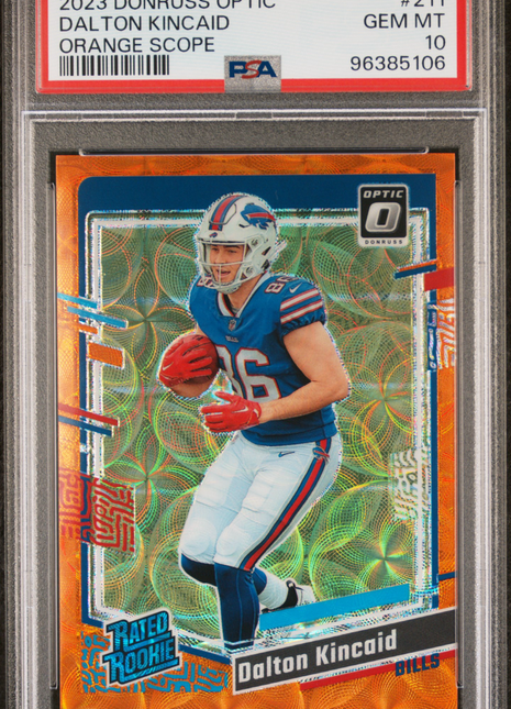 2023 Panini Donruss Optic Dalton Kincaid #211 PSA 10