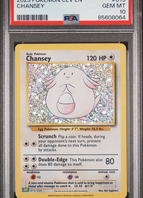 Shadowrun: The Trading Card Game Chansey #015 PSA 10