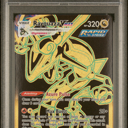 2022 Pokemon Rayquaza VMAX Silver Tempest Fa PSA 10 #TG29