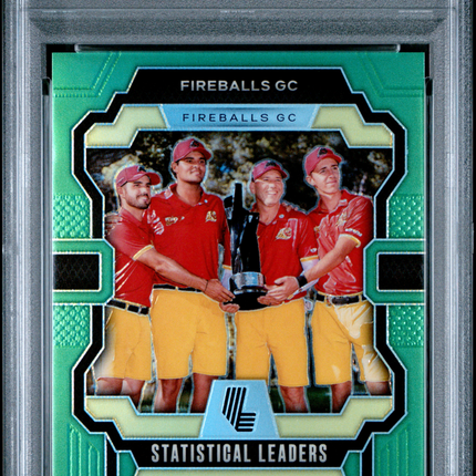 2024 Panini Prizm LIV Golf Fireballs GC #86 Green PSA 10