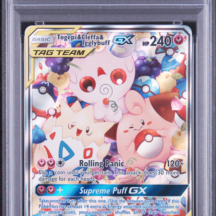 2019 Pokemon Sun & Moon Cosmic Eclipse Tgpi Clfa Iglybf GX PSA 9 #143a