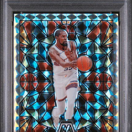 2023 Panini Mosaic Stained Glass Kevin Durant #19 PSA 8