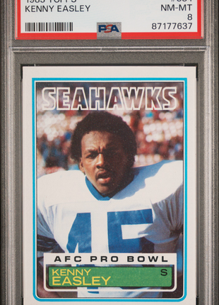 1983 Topps Kenny Easley #384 PSA 8