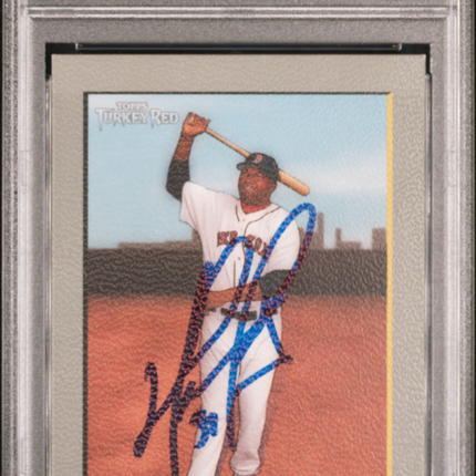 2005 Topps Turkey Red David Ortiz #65 PSA Authentic Auto