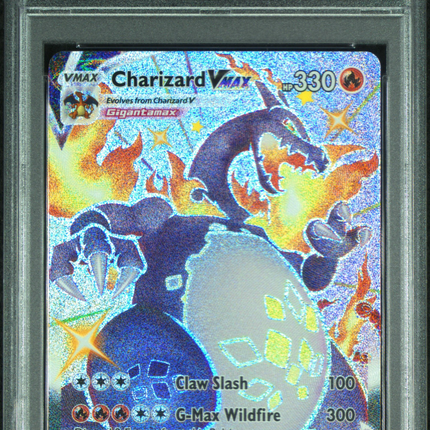 2021 Pokemon Shining Fates Charizard VMAX Fa Shining Fates PSA 10 #SV107