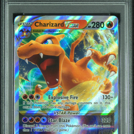 2022 Pokemon Sword & Shield Brilliant Stars Charizard VSTAR PSA 10 #018