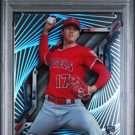 2018 Topps High Tek Shohei Ohtani #HT-SO PSA 8 Pattern 4 Waves Key