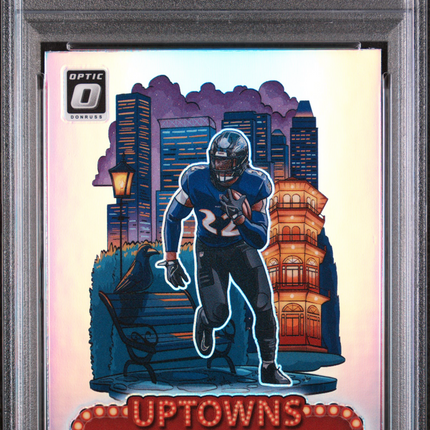 2024 Panini Donruss Optic Uptowns Derrick Henry #18 PSA 9