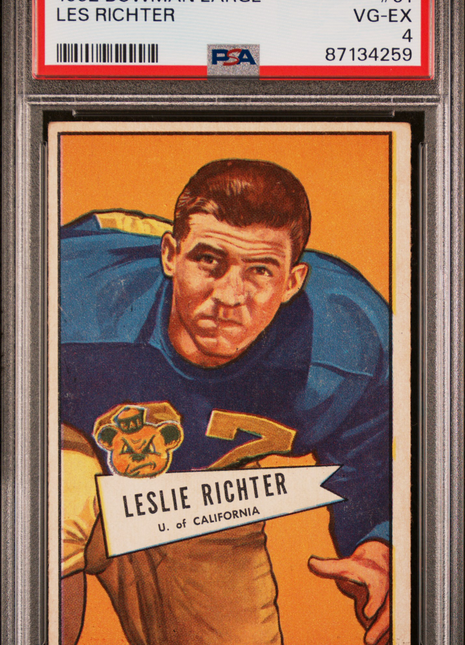 1952 Bowman Large Les Richter #61 PSA 4