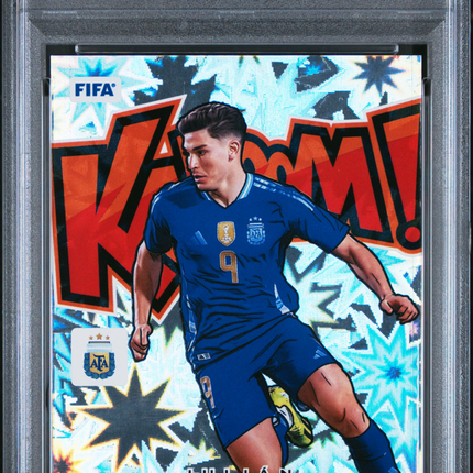2024-25 Panini Donruss FIFA Kaboom! Julian Alvarez #7 PSA 9