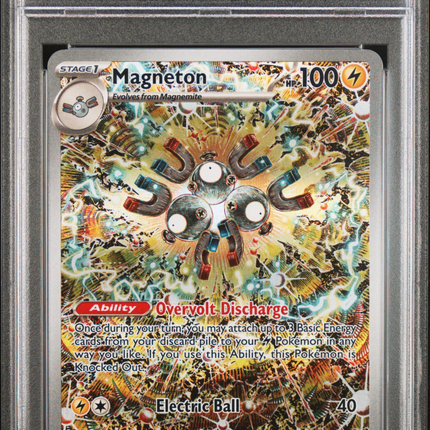 2024 Pokemon SVP EN-SV Black Star Promo Magneton Surging Sparks Etb PSA 9 #159
