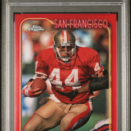 2024 Topps Chrome Tom Rathman #181 Red Refractor /5 PSA 10