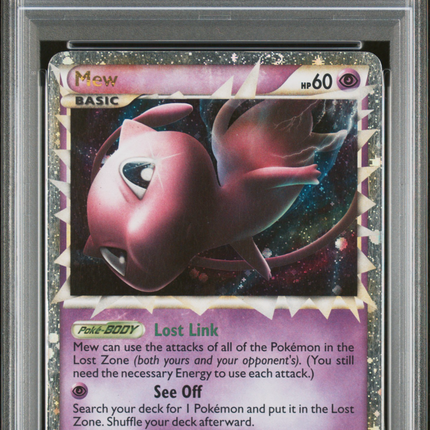 2010 Pokemon Heartgold & Soulsilver Triumphant Mew Triumphant PSA 5 #97