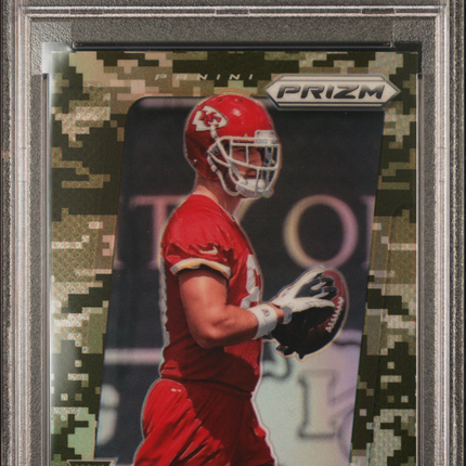 2013 Panini Prizm Travis Kelce #292 Camo PSA 10