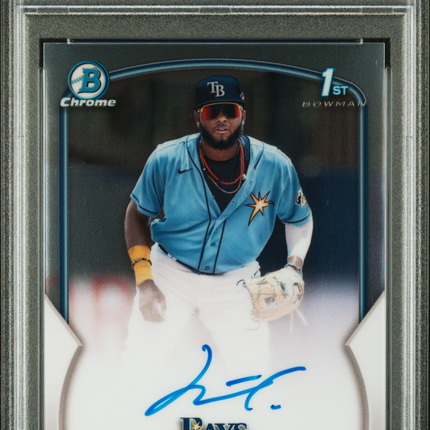 2023 Bowman Chrome Junior Caminero #CPAJCR Autograph PSA 8 Auto