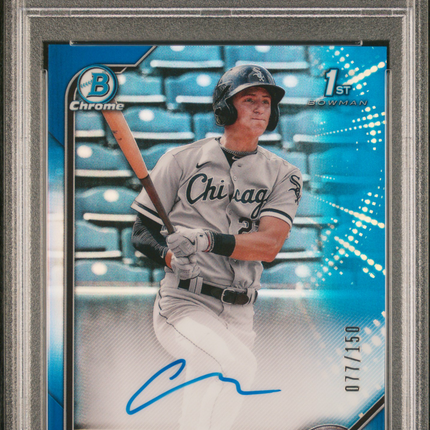 2022 Bowman Colson Montgomery #CPACMY Blue 077/150 PSA 10 Auto