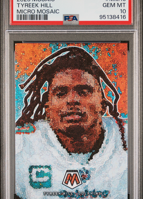 2023 Panini Mosaic Micro Mosaic Tyreek Hill #MM15 PSA 10