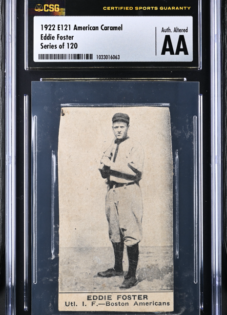 1921 American Caramel Eddie Foster CGC Authentic