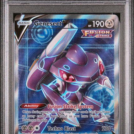 2021 Pokemon Sword & Shield Fusion Strike Genesect V Fusion Strike PSA 10 #254