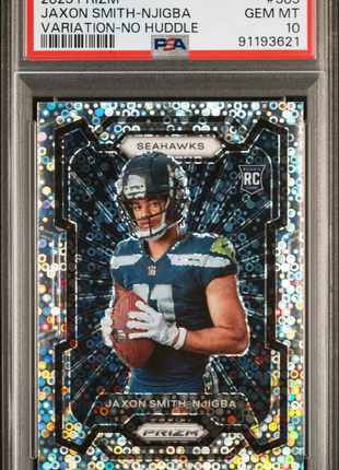 2023 Panini Prizm Jaxon Smith-Njigba #309 Variation No Huddle PSA 10