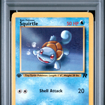 2000 Pokemon Rocket Squirtle 1st Edition PSA 9 #68