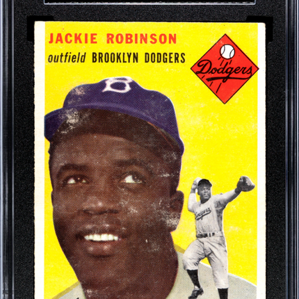 1954 Topps Jackie Robinson #10 SGC 2