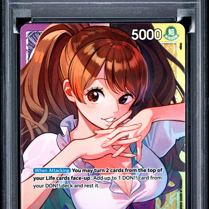 2024 One Piece Op08-Two Legends Charlotte Pudding Alternate Art PSA 10 #058