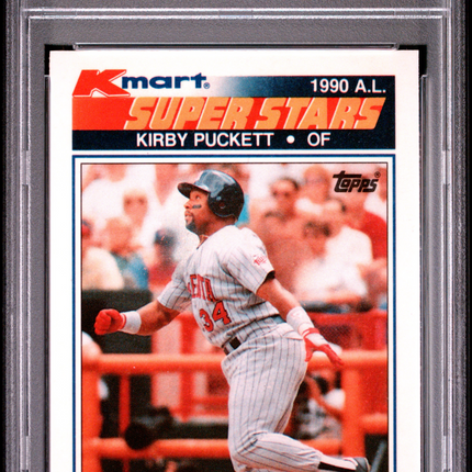 1990 K-Mart Kirby Puckett #22 PSA 8