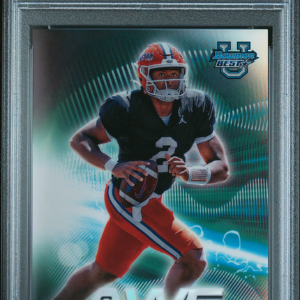 2024 Bowman Best University Shock & Awe DJ Lagway #SA3 PSA 9