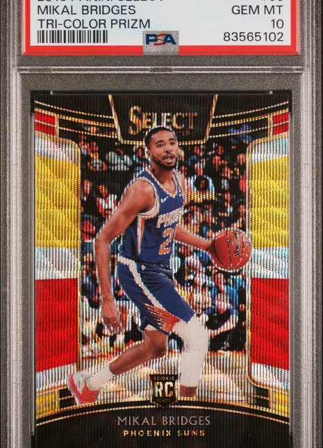 2018 Panini Select Mikal Bridges #95 PSA 10