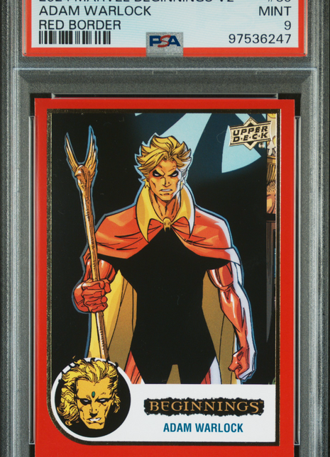 2024 Upper Deck Marvel Beginnings Vol.2 Series 2 Adam Warlock #39 PSA 9