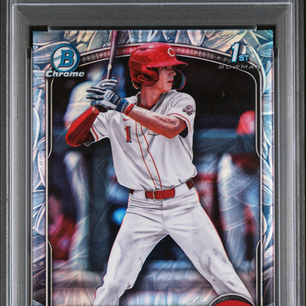 2025 Bowman Draft Steele Hall #BDC-20 Chrome Sunflower Seeds PSA 10