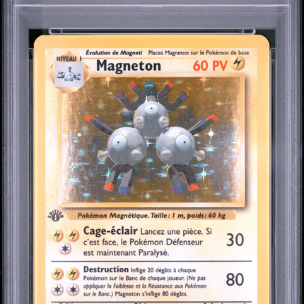 1999 Pokemon French Magneton 1st Edition French PSA 7 #9