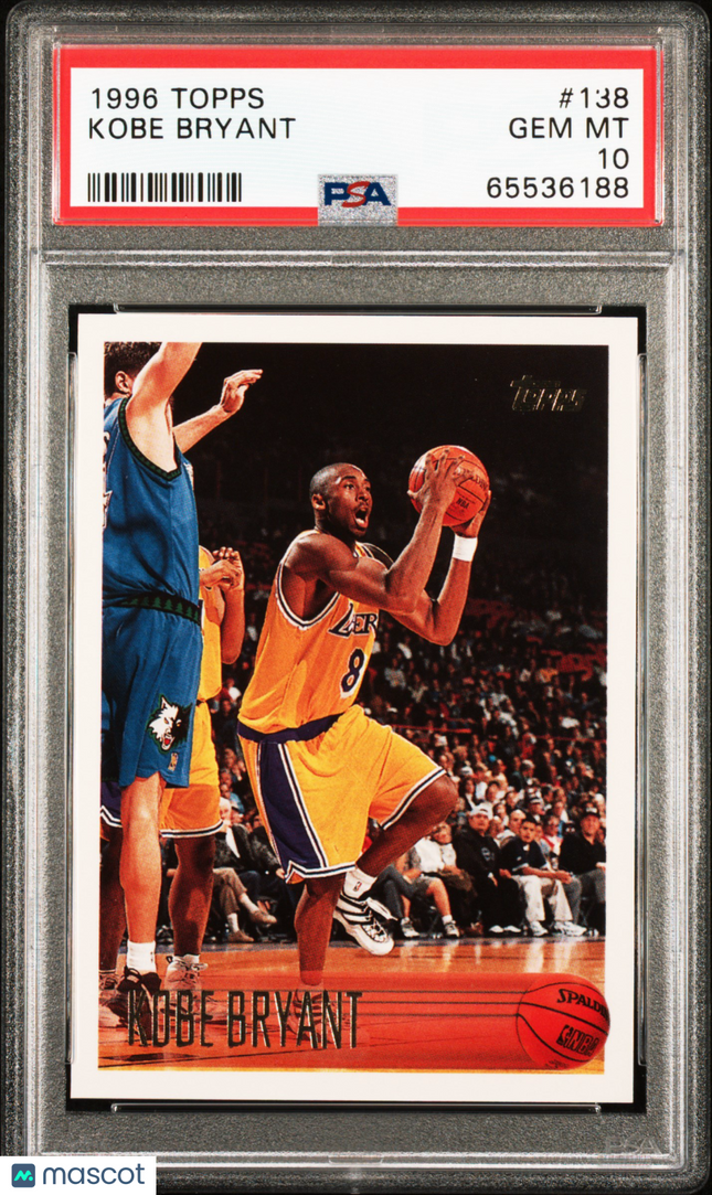 1996 Topps Kobe Bryant #138 PSA 10