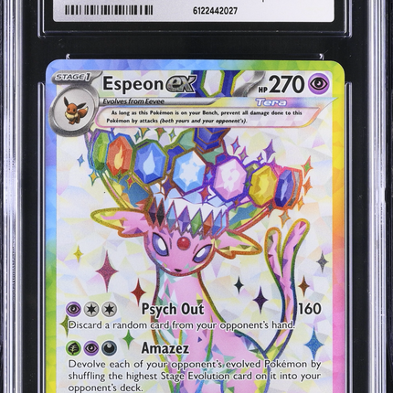 2025 Pokemon Black Star Promos Espeon ex CGC 9 #175