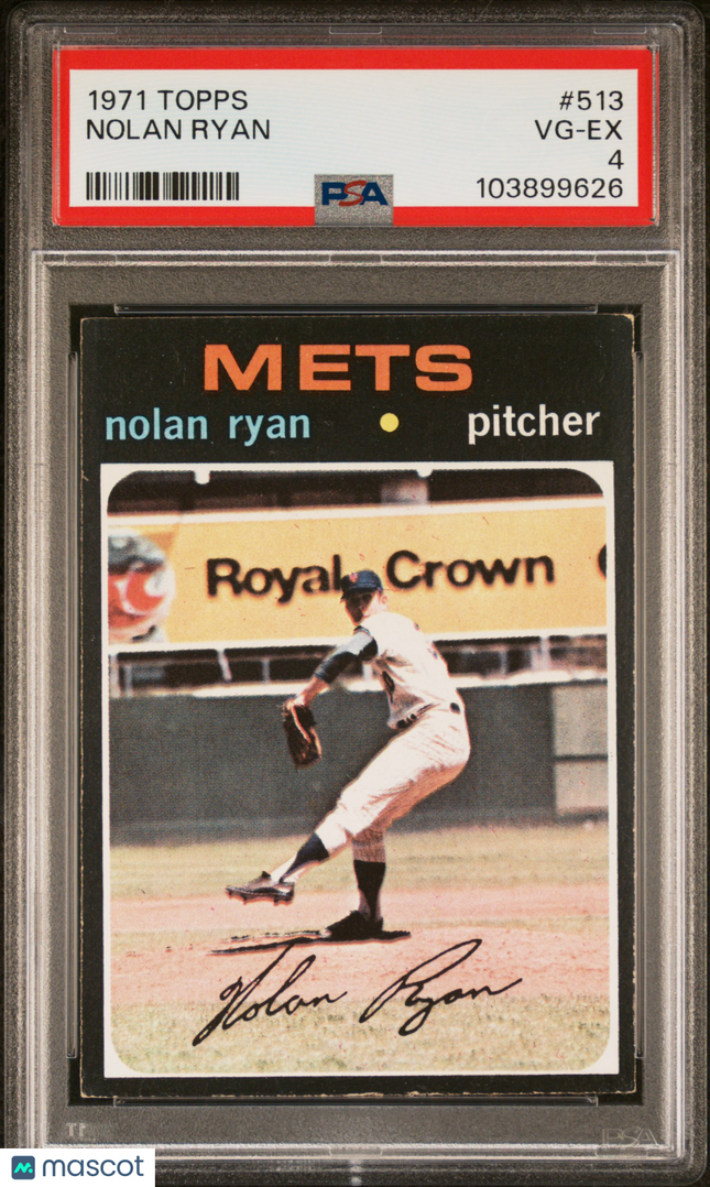 1971 Topps Nolan Ryan #513 PSA 4