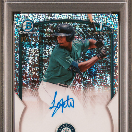 2023 Bowman Chrome Lazaro Montes #CPALM Speckle Refractor /299 PSA 10 Auto