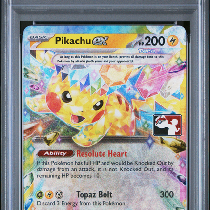 2025 Pokemon Play! Pokemon Prize Pack: Series 7 Pikachu EX PSA 9 #057