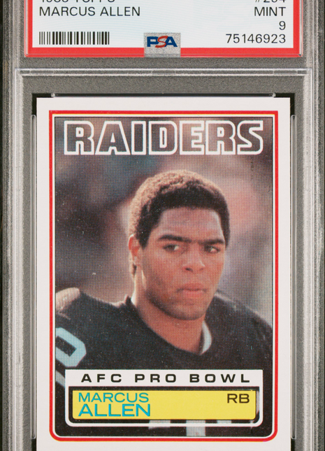 1983 Topps Marcus Allen #294 PSA 9