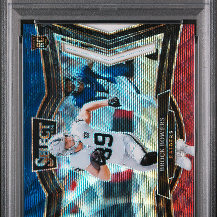 2024 Panini Select Brock Bowers #471 Tri Color Prizm /99 PSA 10