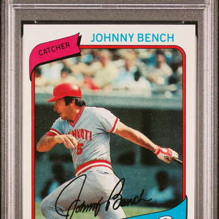 1980 Topps Johnny Bench #100 PSA 7